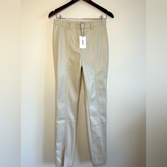 Pants - 181. NWT NWT Jason Wu Split Hem Faux Leather Pants